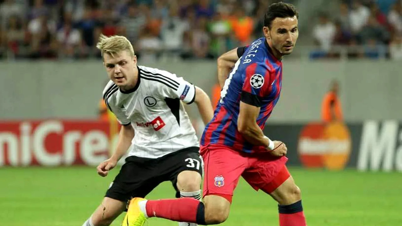 Steaua, obligată la plata sumei de 120.000 de euro către Adrian Cristea