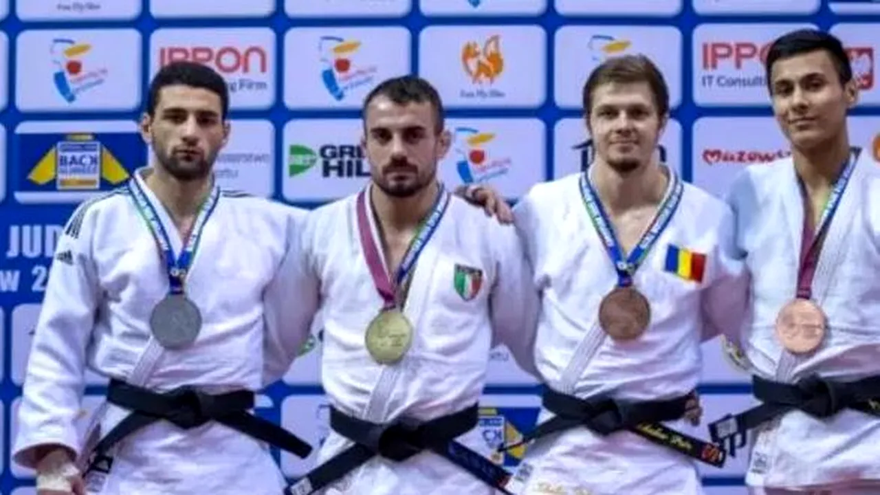 3 medalii pentru România la judo! Un rus naturalizat a spart gheața la European Open Varșovia