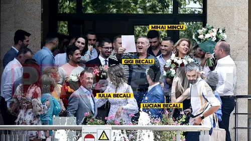 Lucian, nepotul favorit al lui Gigi Becali, s-a însurat! Imagini senzaționale cu miliardarul de la FCSB, de la cununia civilă: a făcut show și s-a pozat ca un tată grijuliu cu fiica Teodora! EXCLUSIV