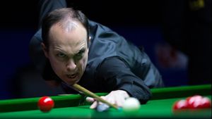 VIDEO | "Club 147", plus 1. Fergal O'Brien a reușit primul său break maxim la masa de snooker, dar premiul pe care îl va primi este ridicol de mic