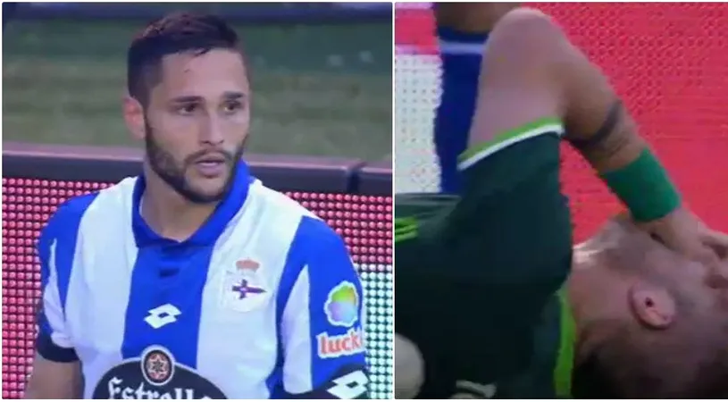 Ce ghinion! Florin Andone, OUT pentru meciul cu Barcelona după o intrare dură la Toșca! Fostul stelist a trecut prin clipe dificile. FOTO Ce s-a întâmplat