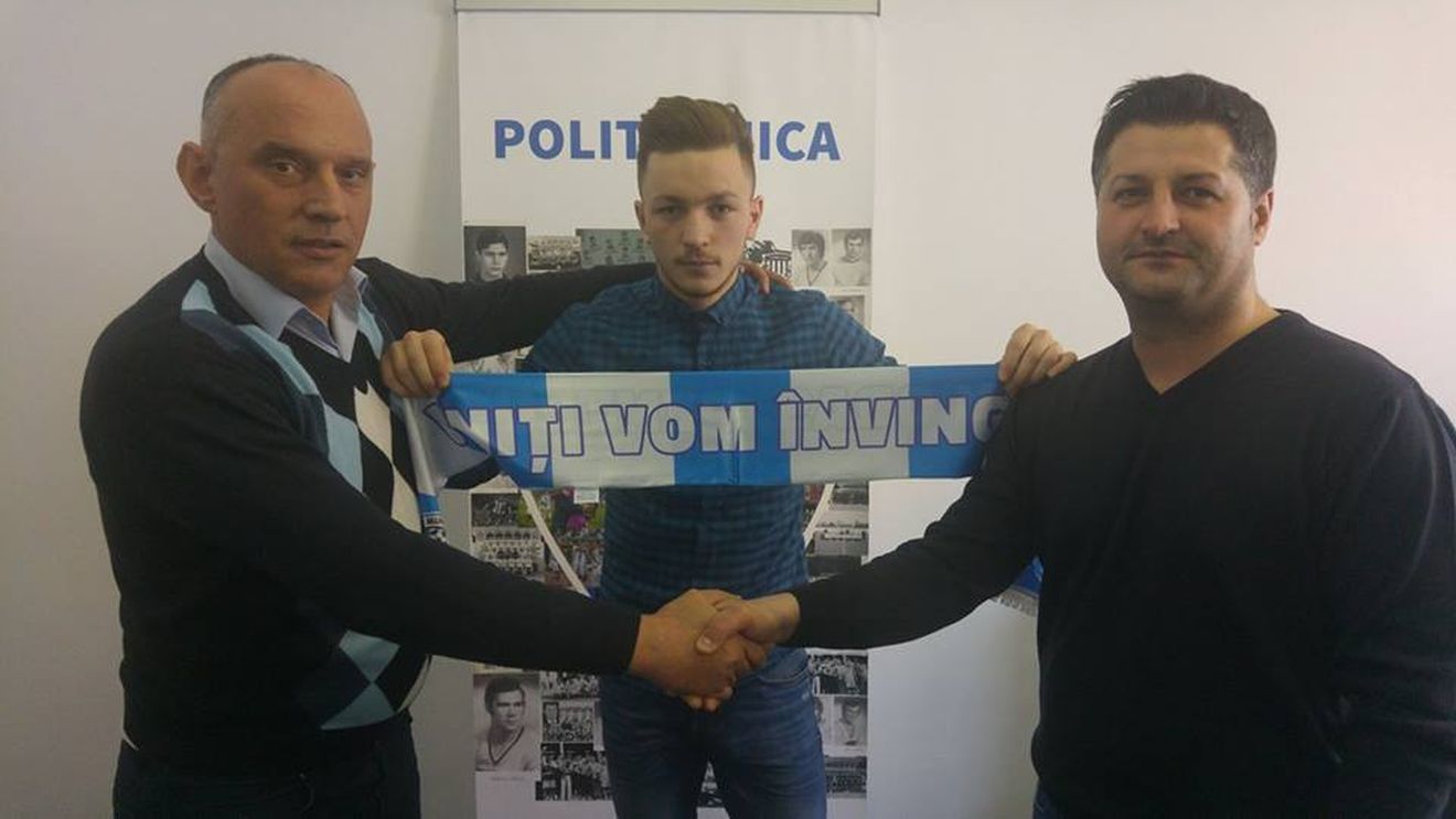 OFICIAL | Primul transfer al iernii în Copou. Panțîru a semnat pe 5 ani