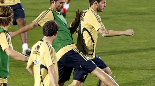 Fabregas se antrenează la Barcelona