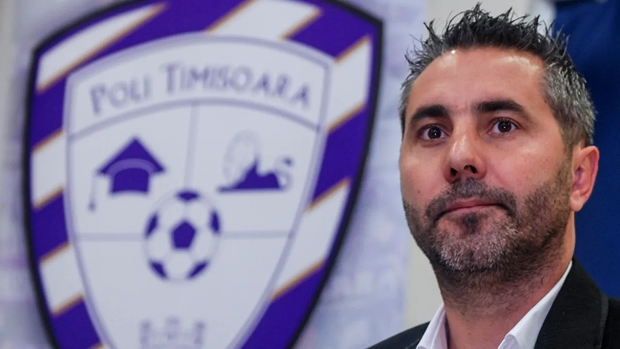 Adrian Neaga este noul manager sportiv al echipei ACS Poli Timișoara