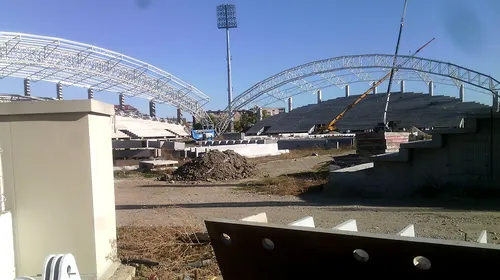 Când va fi gata noul stadion din Arad. Anunțul a fost făcut: „Vom încheia o parte importantă din această lucrare”