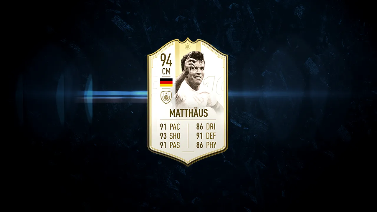 Prime ICON Lothar Matthaus deține unul dintre cele mai echilibrate carduri din FIFA 21! Cât valorează în Ultimate Team