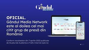 OFICIAL. Grupul Gândul este al doilea cel mai citit grup de presă din România
