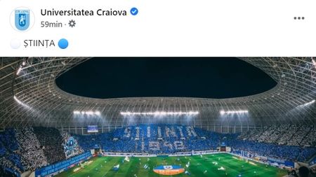 Război între Craiove! Ironia de pe rețelele sociale la adresa echipei patronate de Adrian Mititelu în timpul meciului cu Dinamo | FOTO