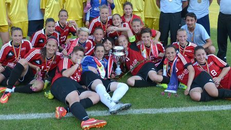 Finala Cupei României la fotbal feminin se va juca pe stadionul "Emil Alexandrescu". Olimpia Cluj, prima finalistă
