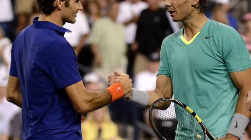 Rafael Nadal și Roger Federer, la un singur pas de o altă confruntare istorică! În joc este șefia mondială în ATP, la fel ca în vremurile bune când cei doi jucători dominau tenisul mondial