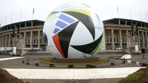 Cum arată mingea oficială de la EURO 2024 și din ce e făcută: are un giroscop cu cip în ea!
