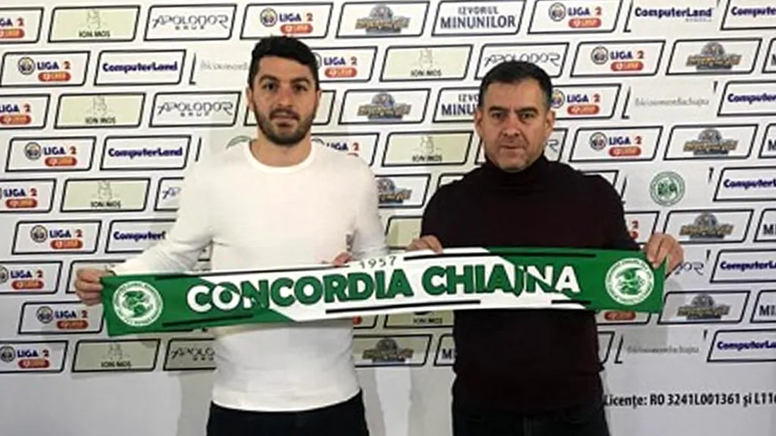 Concordia Chiajna a mutat din nou pe piața transferurilor. Și-a luat mijlocaș care în prima parte a sezonului a fost legitimat în Liga 1