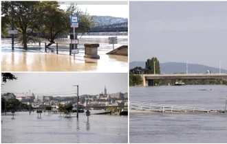 Dunărea a atins punctul maxim în Budapesta. Nivelul apei a trecut de 8 metri. Când ajunge viitura în România