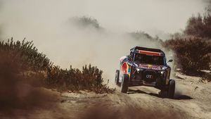 Zi istorică în Raliul Dakar 2021. Spaniola Cristina Gutierrez a devenit prima femeie câștigătoare de etapă în ultimii 16 ani!