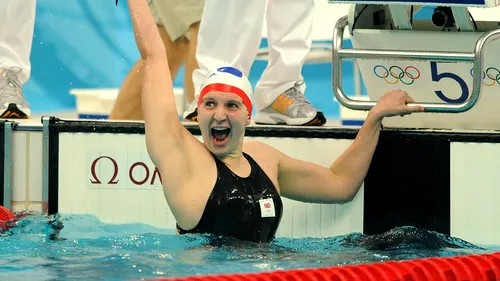 Fosta înotătoare Rebecca Adlington a devenit mamă pentru prima oară