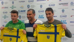 Valentin Balint și Cătălin Dedu, prezentați oficial la Corona Brașov - FOTO 