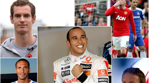 Lewis Hamilton, cel mai bogat sportiv din Marea Britanie. Campionul Formulei 1 i-a luat fața lui Wayne Rooney, Rio Ferdinand sau Steven Gerrard, el reușind într-un an să își mărească venitul cu peste 20 de milioane de lire sterline