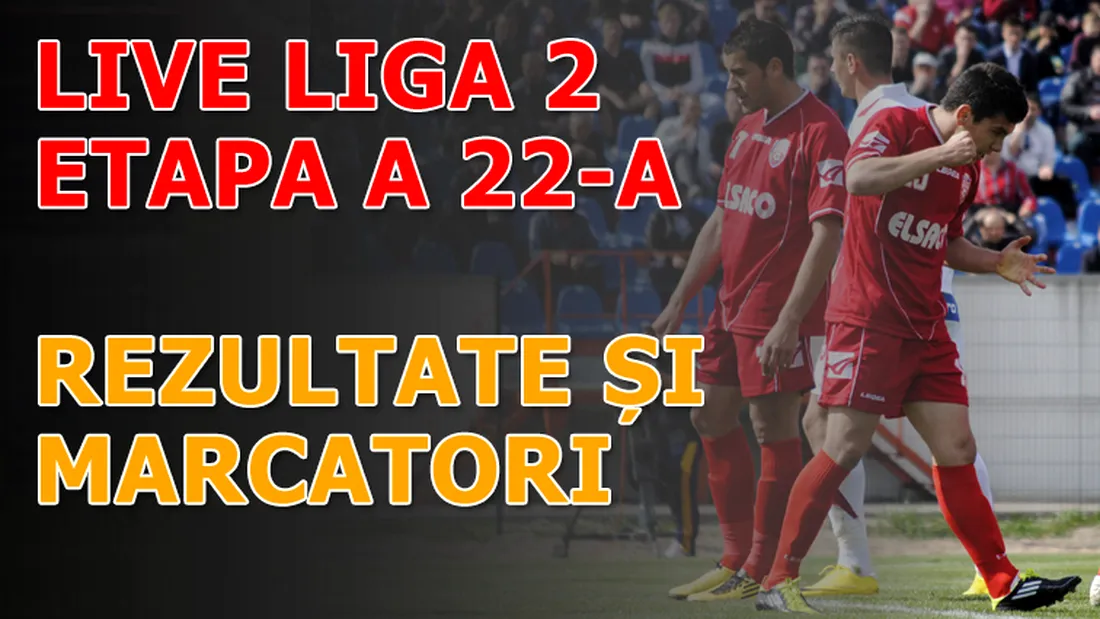 40 de goluri în runda 22:** Delta, Viitorul și Gazul s-au distrat, Iașiul, Gloria și Vâlcea au învins la limită