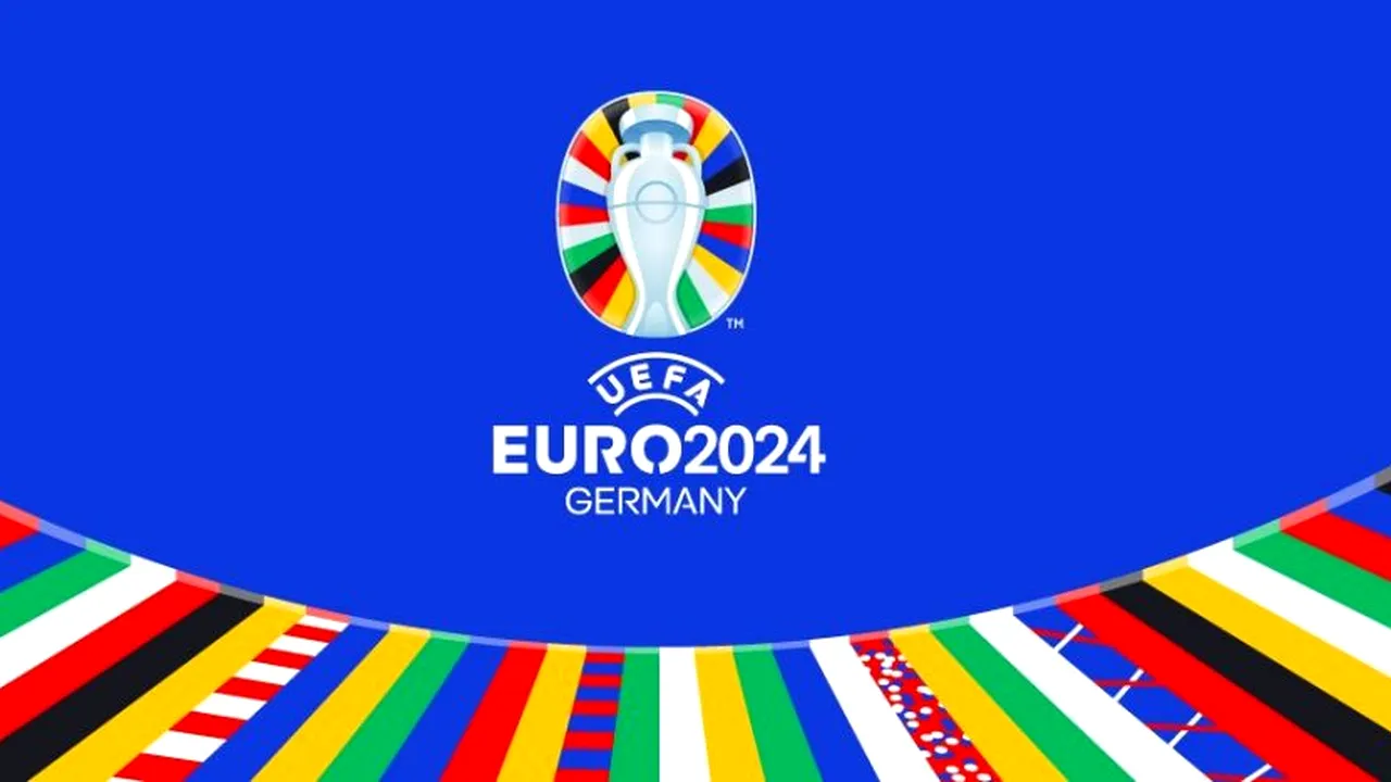 UEFA a dezvăluit logoul şi sloganul turneului final al Euro-2024 care va avea loc în Germania