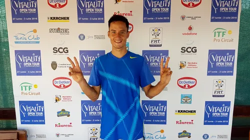 După Irina Begu, echipa lui Cruciat lansează un nou tenismen cu potențial: Daniel Cozma