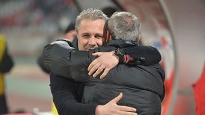 Șumudică a rămas lider în Liga 1: "Pentru mine, campioana morală este Astra". Cum a comentat incidentele pe care le-a avut cu fanii lui Dinamo: "N-am vrut să opresc meciul"