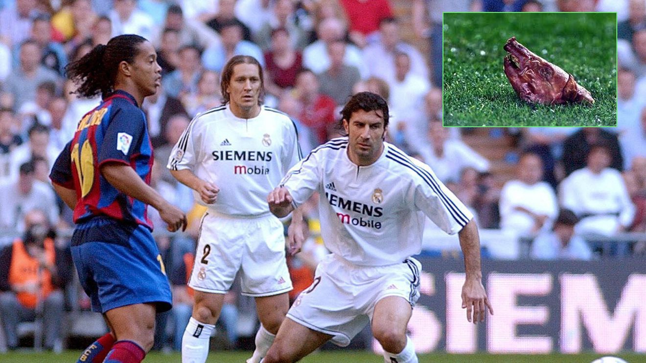 Nu l-au iertat pe Figo!** "Iuda din Barcelona", insultat de fani la sosirea pe Wembley!