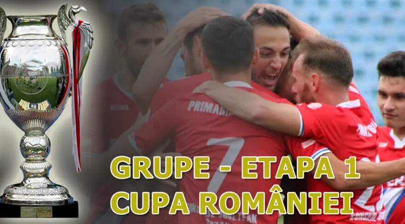 Cupa României, faza grupelor | CS Ocna Mureș dă lovitura și învinge Chindia. Unirea Slobozia și Gloria Buzău au pierdut la limită