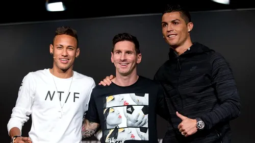 Topul celor mai bine plătiți fotbaliști din lume, în 2019. Sume uluitoare încasate de Messi, Ronaldo și Neymar