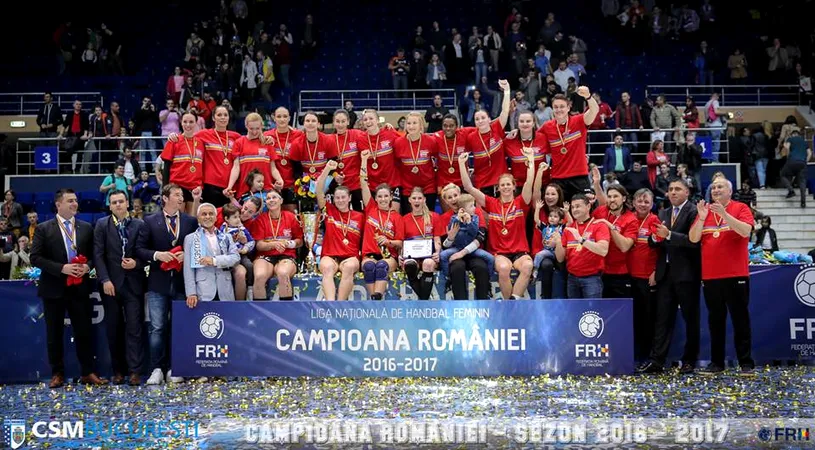 Fetele de la CSM București și-au primit tricourile de campioane. Alin Petrache: 