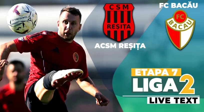 FC Bacău dă lovitura contra ACSM Reșița și obține prima sa victorie în deplasare în acest sezon împotriva unei echipe cu punctaj maxim acasă până acum