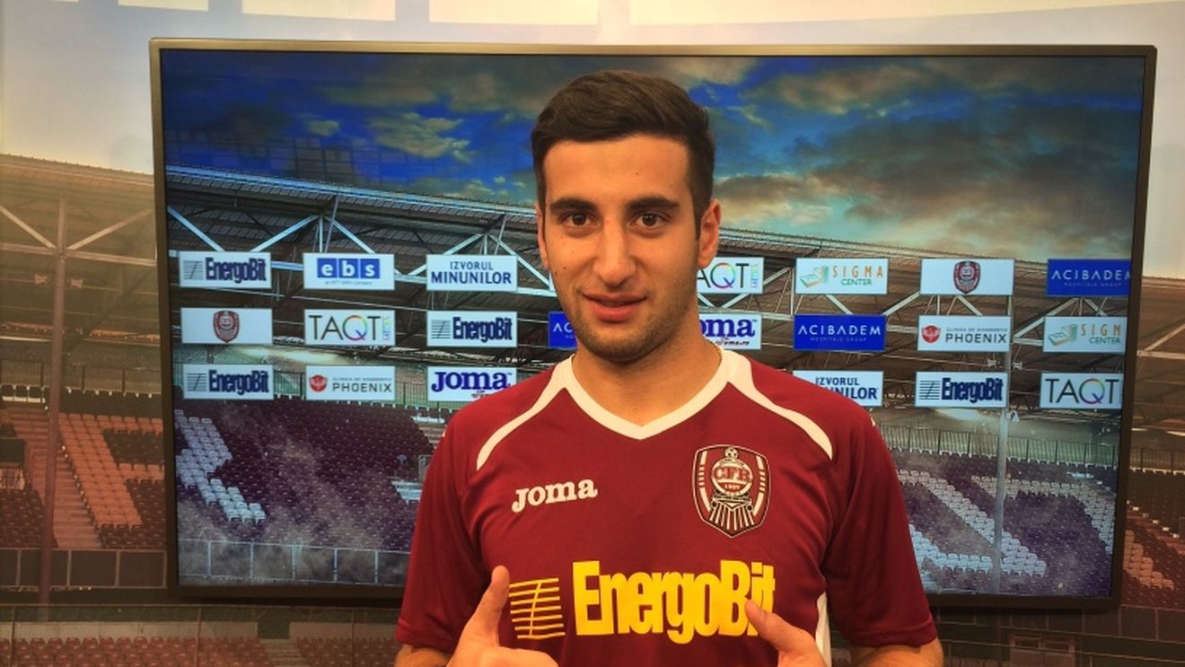 CFR i-a găsit înlocuitor accidentatului Negruț: Chanturia a revenit la Cluj