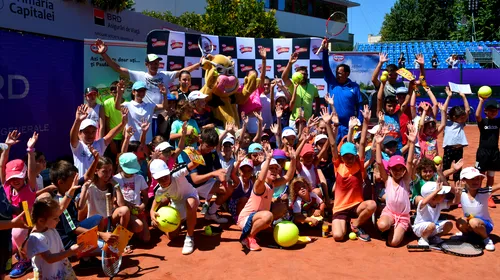 BRD Bucharest Open | Mihaela Buzărnescu, vedetă la „ziua copiilor”