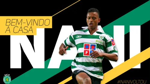 OFICIAL | Nani s-a întors la Sporting, Marcos Rojo a fost cumpărat de Manchester United