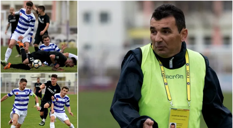 Cosmin Petruescu, fără stres, deși ASU Poli a avut jumătate de oră om în plus și n-a câștigat nici de această dată:** 