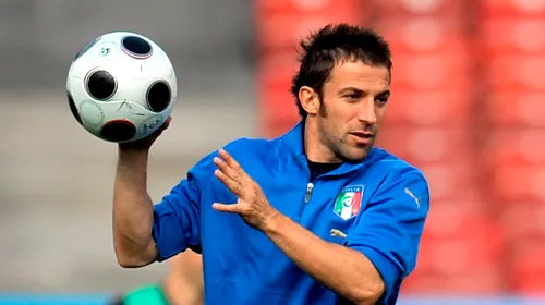 Del Piero: „Va fi greu să batem România”