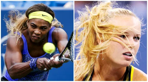 Serena Williams o va întâlni pe Caroline Wozniacki în finala de la US Open. Americanca se află în fața celui de-al 18-lea titlu de Grand Slam al carierei