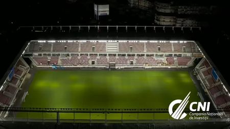 S-a „aprins" Giuleștiul! Cum arată în nocturnă noul stadion Rapid | VIDEO