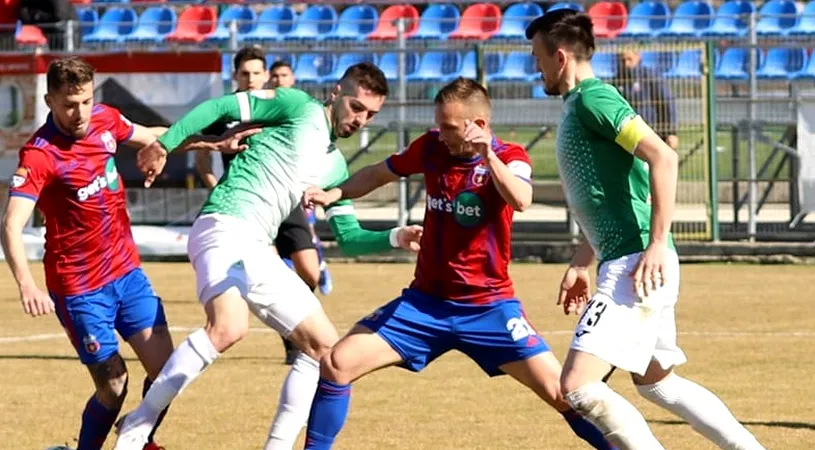 VIDEO | A dominat, dar a pierdut ultimul amical al iernii. Steaua a cedat în fața Concordiei Chiajna, în urma unui gol senzațional