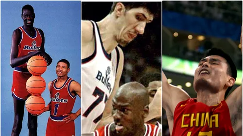 Uriași între uriași. „Biggest” Ghiță și egalitățile din Top 5-ul celor mai înalți baschetbaliști din NBA