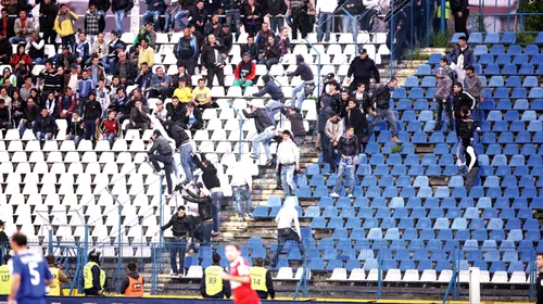 INCREDIBIL Primul jucător interzis pe stadioanele din România! Portarul de la Farul are interdicție de un an după incidentele de la Craiova-Dinamo