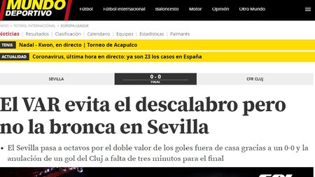Presa spaniolă de vineri dimineață e nemiloasă cu FC Sevilla. Se folosesc cuvinte precum miracole, sfinți și îngeri
