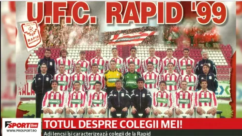 Totul despre colegii mei! ProSport LIVE | Iencsi și Rapid 1999. Locomotiva, „Bunicul” și fotbalistul care citea ziarul și trăgea un pui de somn: „Chiar și sforăia”. Amintirile cu telefonul cu fise și crema de ghete VIDEO