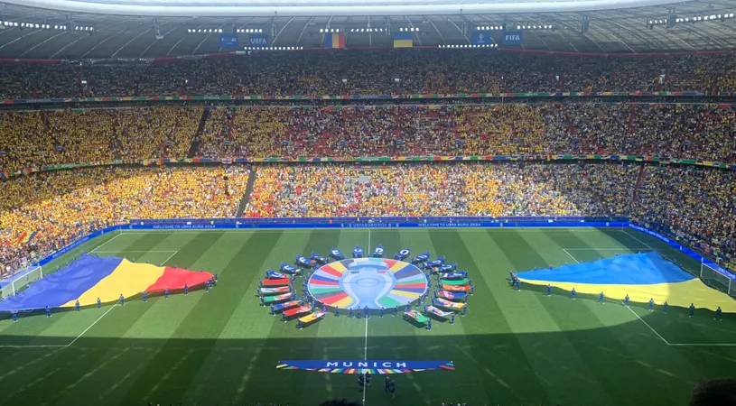 🚨 Liveblog România – Ucraina la EURO 2024. A început meciul pe Allianz Arena unde cântă zeci de mii de români! Atmosferă uluitoare, practic jucăm acasă! EXCLUSIV