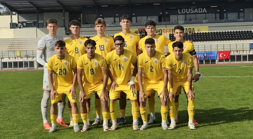 Înfrângeri pe linie pentru România U18 la turneul din Portugalia. A pierdut și cu Turcia U18 și a terminat competiția cu nouă goluri primite și două marcate