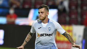 Gol de milioane înscris de Alexandru Cicâldău în meciul cu FC Voluntari! Cum a uimit jucătorul Universității Craiova | FOTO