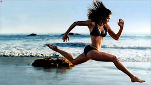 FOTO Hilary Swank, cea mai sexy fană LA Lakers!