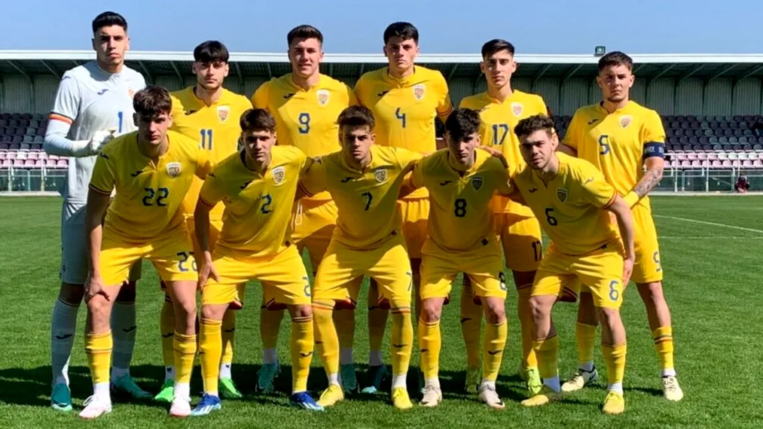 România U19, cu opt jucători din Liga 2 pe teren, a pierdut pe final meciul cu Turcia U19 și a început cu stângul Turul de Elită