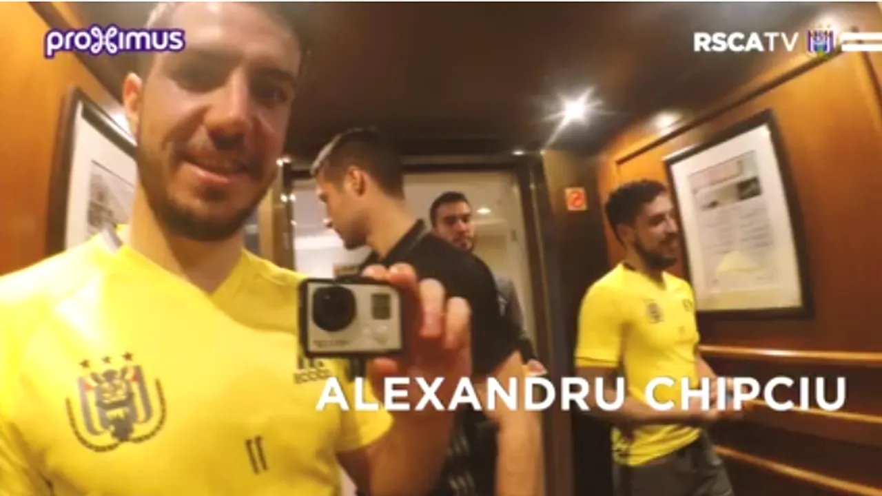 VIDEO | Stanciu și Chipciu s-au filmat în cantonamentul lui Anderlecht. O zi din viața celor doi români în Belgia