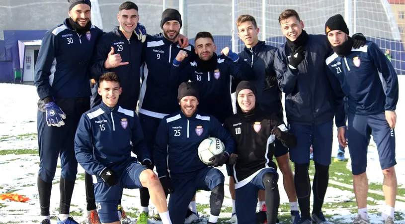 ASU Poli a intrat cu 26 de jucători într-un cantonament pe plan local. Primul amical, cu un adversar din Liga 4