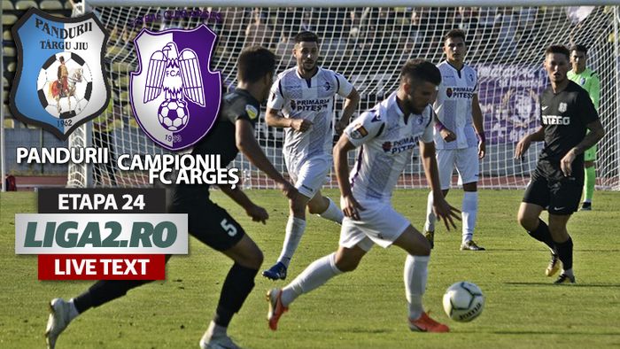 Norma a fost îndeplinită: Pandurii a încasat patru goluri și de la Campionii FC Argeş. Echipa piteșteană a ajuns la un punct de al doilea loc direct promovabil